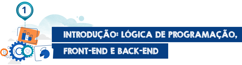 Título - Introdução: Lógica de programação, front-end e back-end